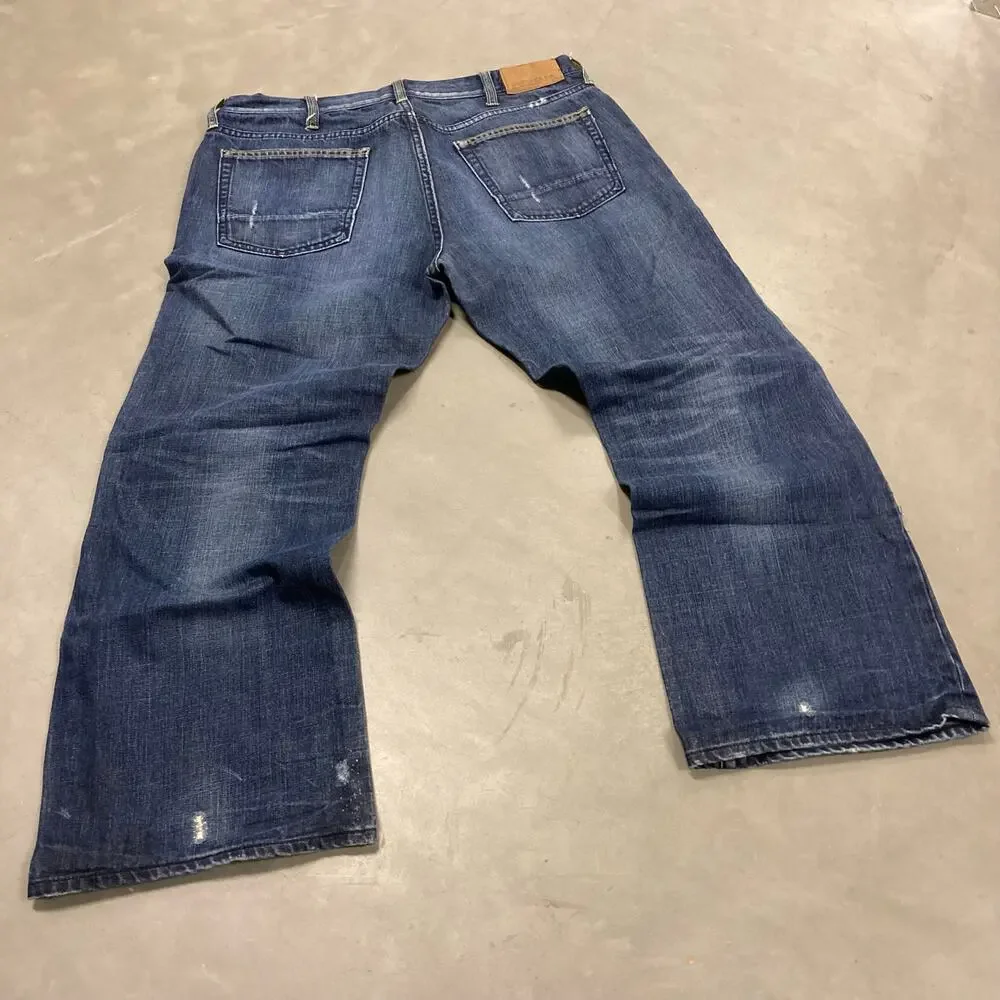 Y2K old navy patchwork bootcut Jeans 36x27